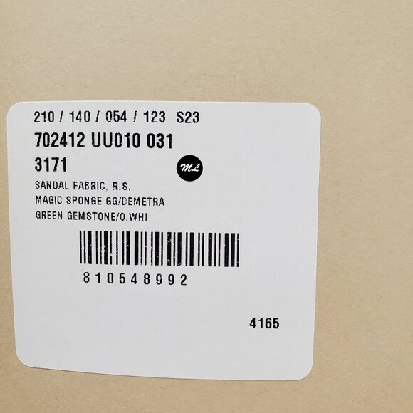 GUCCI MENS SHOES ADIDAS X GG GREEN COTTON SPONGE PLATFORM SANDAL SLIDE sz 9 9.5 - Picture 16 of 16